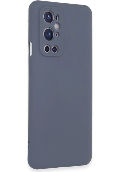 Newface One Plus 9 Pro Kılıf Nano İçi Kadife Silikon Semeglbl - 83 - Gri