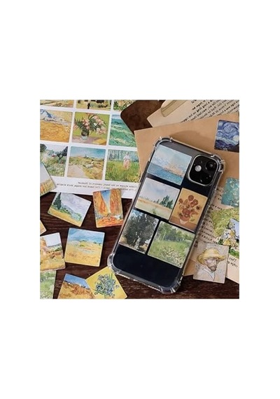 Katsushika Hokusai Temalı 45 Adet Sticker Seti, Bullet Journal İçin