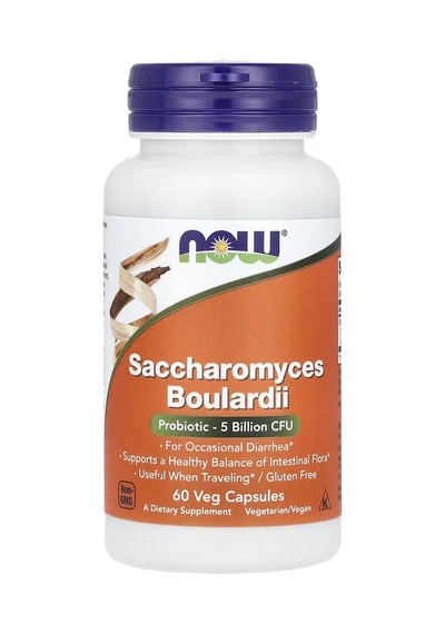 Saccharomyces Boulardii, Probiotics, 5 Billion Cfu, 60 Vegetarian Capsules