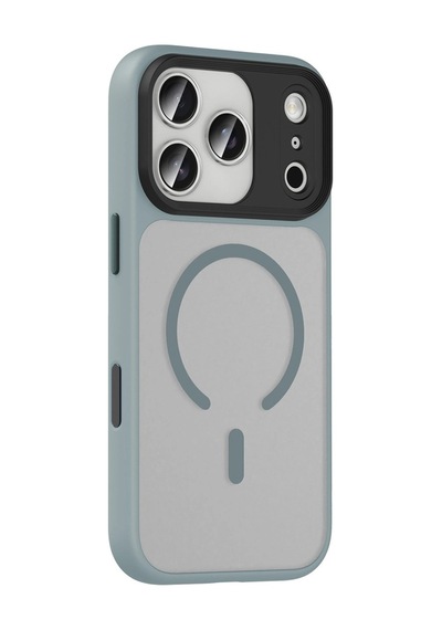 Joko Apple iPhone Uyumlu 17 Pro Megane Magsafe Kapak - Titan Gri İtdark49263