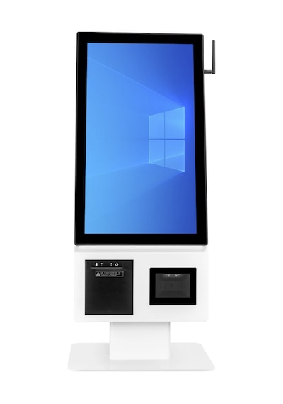Tiwox S-1250, 21,5&quot Led Panel, Intel İ7 5.gen, 16gb Ram, 256gb Ssd, Wi-fi, 80mm Barkod Yazıcı, 2d Okuyucu, Kiosk Beyaz