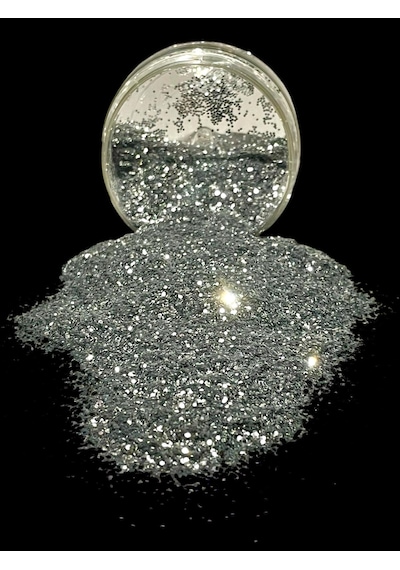 Epoksi Glitter Sim 50 Gr Kalın Mikron Parlak Silver