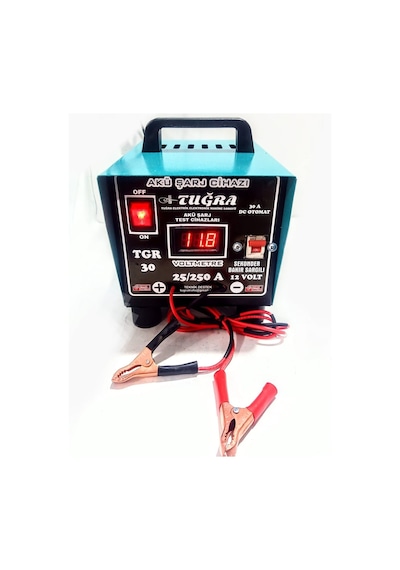 Tuğra Tgr30 Bakır 12volt 30 Amper Akü Şarj Cihazı Dijital