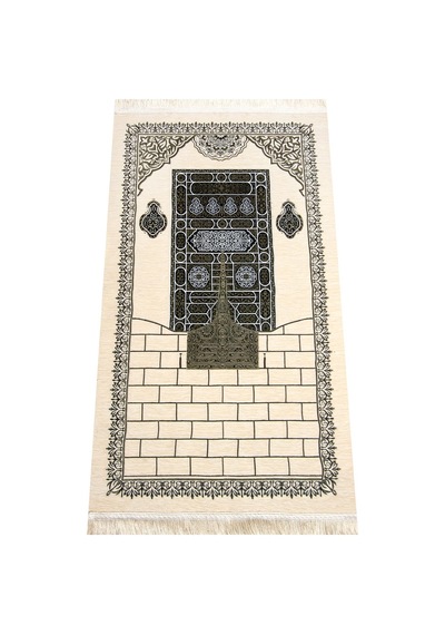 Kabe Desenli Ultra Plus Krem Şönil Seccade 16