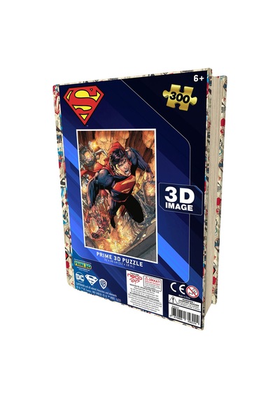Prime 3d - Superman 300 Parça Puzzle 35622 - Metal Kutu