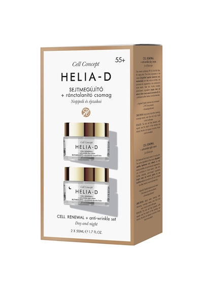 Helia-D Cell Concept +55 Yenileyici ve Kırışık Karşıtı Gece + Gündüz Kremi 2 x 50 ML