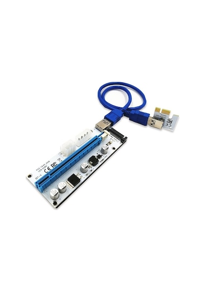 Pcı-E 1X To 16X Usb 3.0 Riser 008S Kart 4748P Uzatma Btc Express