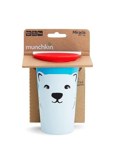 Munchkin Mucize 360° Wildlove Alıştırma Bardağı 12 Ay+ 266 ML Ay Çok Renkli