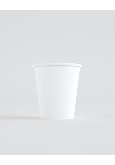 8 Oz Single Beyaz Karton Bardak 25 Li 07 Beyaz