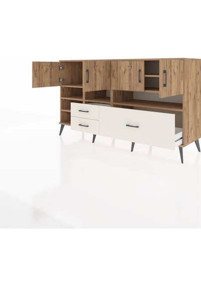 Kronos Konsol 8 Raflı 3 Çekmeceli 4 Kapaklı 176x59x99 Çam-çam/ayt Çam-çam/aytaşı Kronos Konsol 8 Raflı 3 Çekmeceli 4 Kapaklı 176x59x99 Çam-çam/ayt Çam-çam/aytaşı