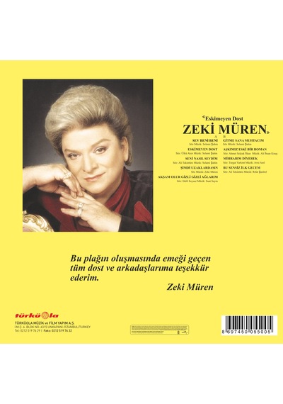 Zeki Müren - Eskimeyen Dost Plak