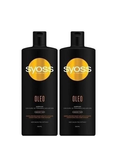 Syoss Oleo Derinlemesine Bakım Şampuan 500 Ml X 2