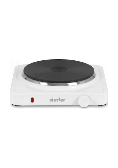 Simfer HP1500W Beyaz Hot Plate Tek Gözü Elektrikli Ocak