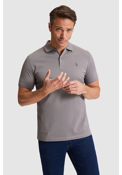 U.s. Polo Assn. Erkek Gri Tişört Basic 50324938-vr024