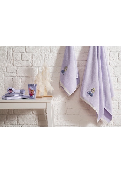 Özdilek Frozen Leaf Disney Lisanslı Kadife 2'li Havlu Set 433459