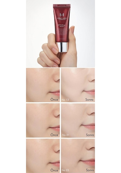 Missha Yoğun Kapatıcılık Sunan BB Krem M Perfect Cover BB Cream Ex No: 27 20 ML