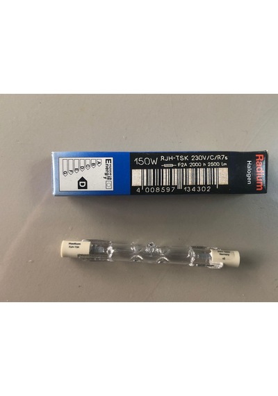 2 Adet Radium Çubuk Halojen Lamba 150w 2500 Lümen 78mm