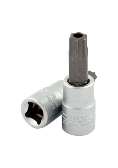 İzeltaş TR20 1107061320 1/4'' Lokmalı Star Delikli Torx Uç