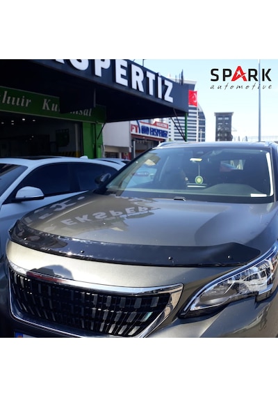 Peugeot 3008 2017 Yılı Ve Sonrası Ön Kaput Rüzgarlık 4mm Siyah