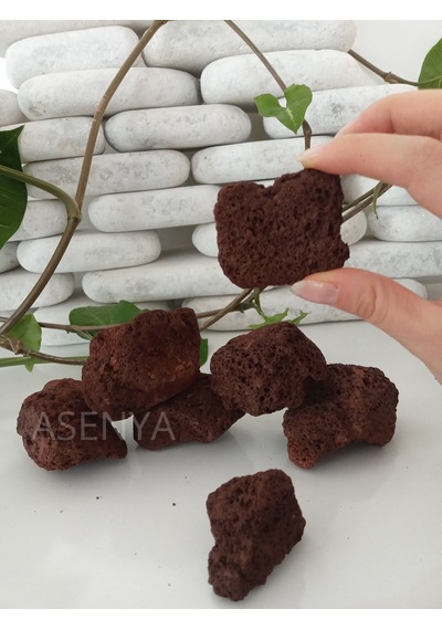 Lav Taşı 1 Kg 5-10 Cm Akvaryum Teraryum Taşı Filtre Taşı Pomza