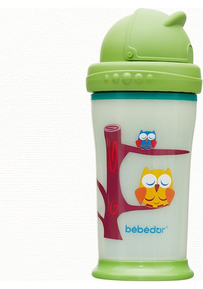 Bebedor Karanlikta Parlayan Pipetli Alıştırma Bardağı 240ML