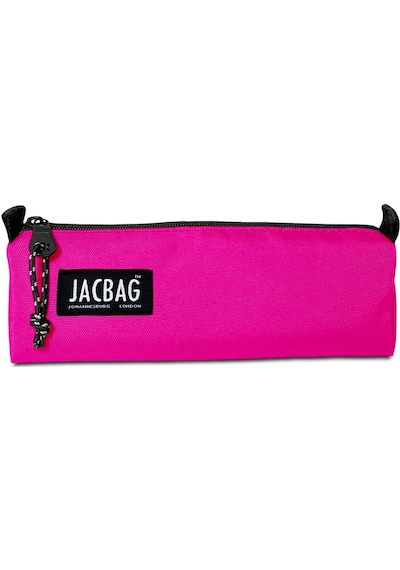 Jacbag Pembe Kız Çocuk Tek Bölmeli Üçgen Okul ve Ofis Kalem Kutusu Çok Renkli