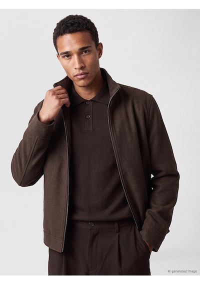 Lcw Vision Kahverengi Regular Fit Dik Yaka Erkek Mont
