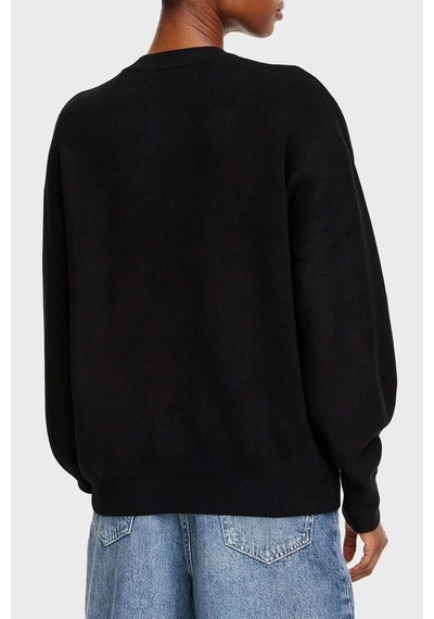Guess Ls Cn Madeline Logo Kazak W6yr30z0978 Kadın Kazak W6yr30 Z0978 Jblk Siyah