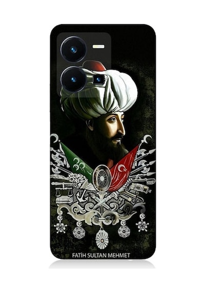 Vivo Y22s Uyumlu Fatih Sultan Mehmet Han Desenli Silikon Kılıf