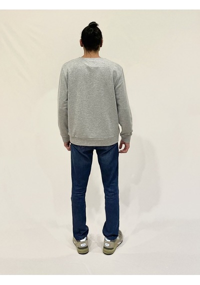 Erkek Bisiklet Yaka Rahat Kalıp 3 İplik Kalın Orta Brooklyn Nakışlı Sweatshirt Spr24sw34 Gri Melanj Erkek Bisiklet Yaka Rahat Kalıp 3 İplik Kalın Orta Brooklyn Nakışlı Sweatshirt Spr24sw34 Gri Melanj
