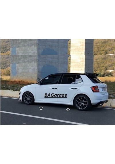 Skoda Fabia 2007-2020 Marşpiyel Takımı-fiberglass-boyasız