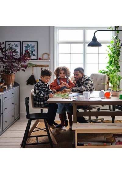 Ikea Agam Çocuk Sandalyesi, Siyah