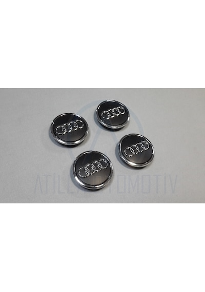 4 X Audi A3 8P 8V 2003-2013 Çelik Jant Göbegi 68Mm Takim Siyah 377522391