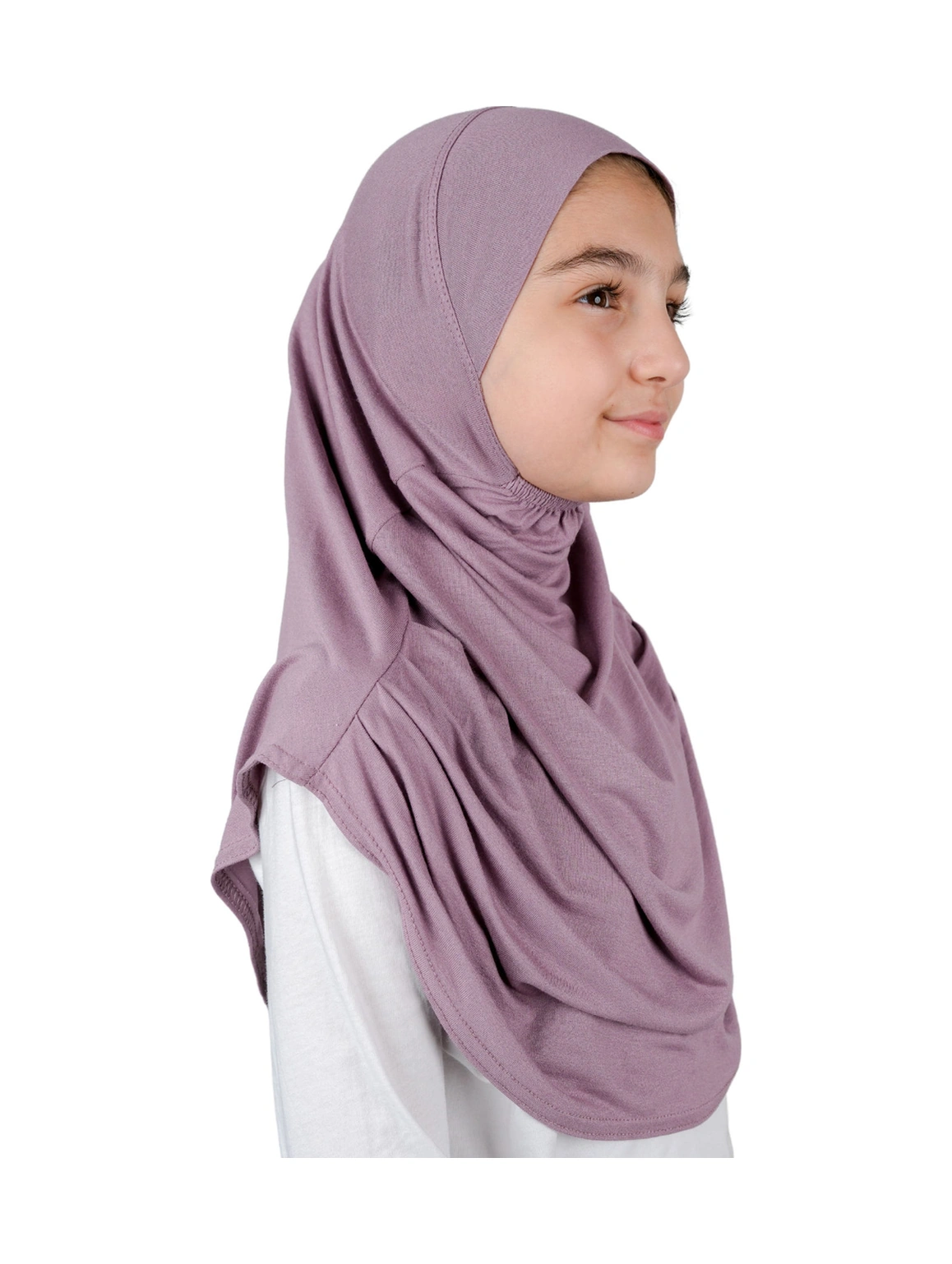 Pratik Hazır Geçmeli Çocuk Şal Gül Kurusu Pembe