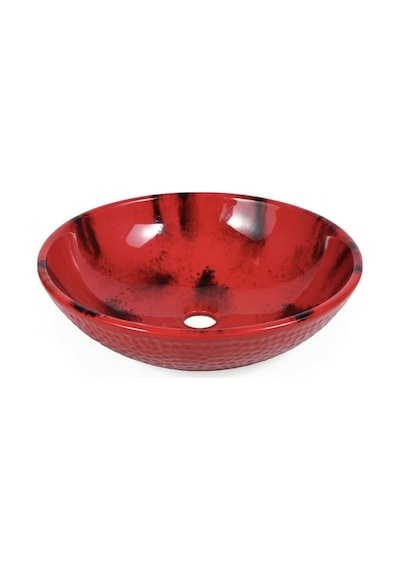 Artvit El Yapımı Tezgah Üstü Lavabo - L2000053 Kırmızı