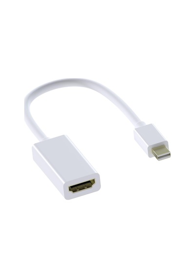 Mini Ekran Portu Hdmı Adaptörü Mini Dp Thunderbolt Hdmı Dönüştürücü Macbook Pro Macbook Air Mac Mini Microsoft Surface Pro 3/4 Vs. İle Uyumlu Beyaz