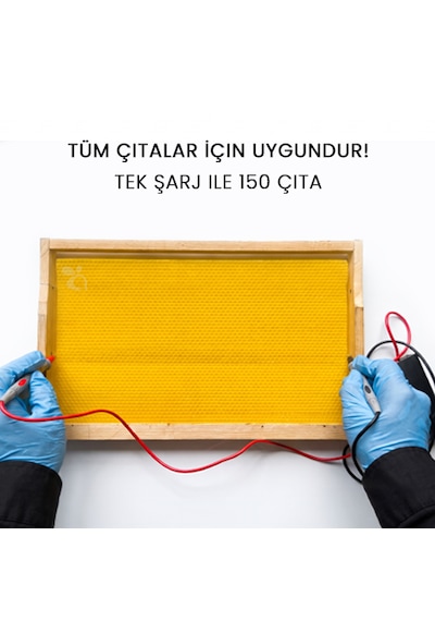 Şarjlı Petek Yapıştırma Makinası Mum Bağlama Regülatörü Petek Teli Yapıştırma Adaptörü Akım Korumalı