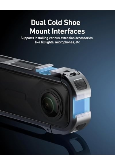 Insta360 X5 Utility Metal Çerçeve Metal Frame For Insta 360 X5 Insta360 X5 İçin Koruyucu Çerçeve