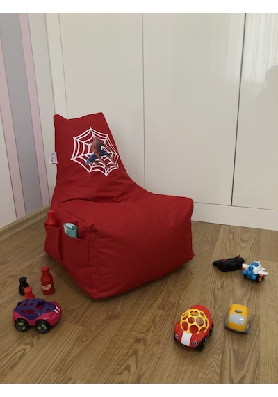 Armutland Spıderman Çocuk Armut Puf Koltuğu ( 1-8 Yaş )