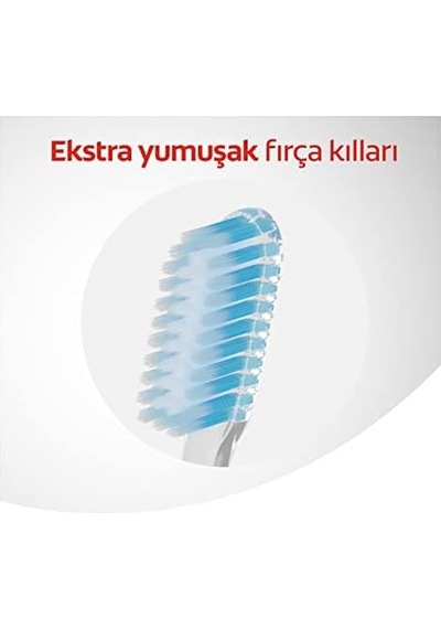 Mikro İnce Gelişmiş Derin Temizlik Ekstra Yumuşak Diş Fırçası Asorti Açık Ahşap