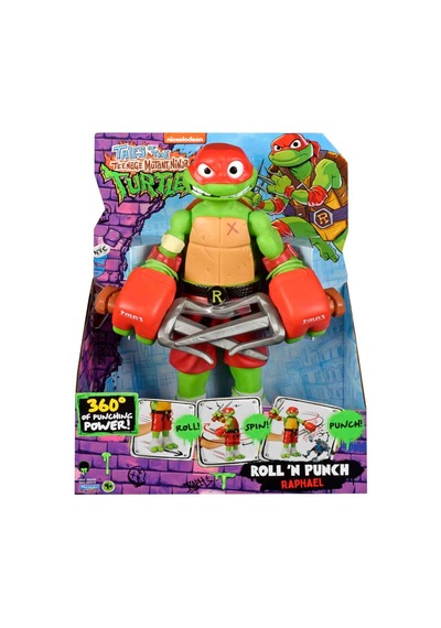 Teenage Mutant Ninja Turtles Roll N Punch Raphael Figürü 30 Cm Cicciobello