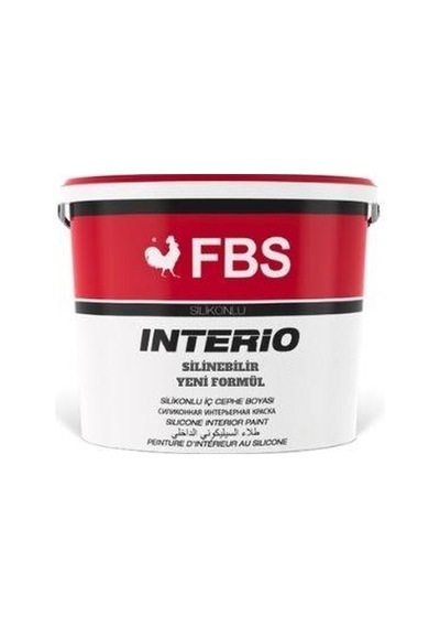 Fbs İnterio Silikonlu Silinebilir İç Cephe Boyası 20 Kg