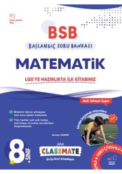 Okyanus 8. Sınıf Classmate Başlangıç Matematik Soru Bankası Okyan