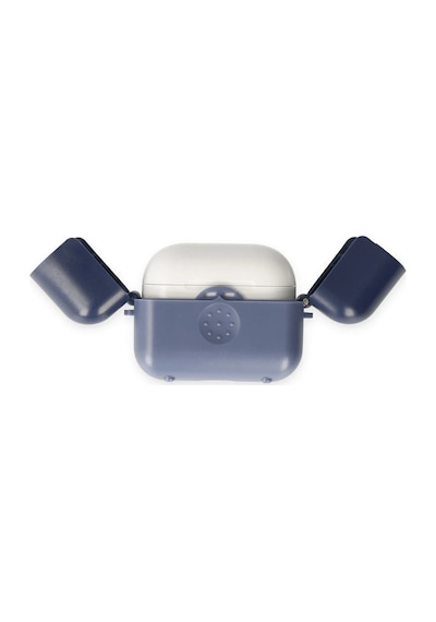 Newface Airpods Uyumlu 3 3.nesil Basmalı Kılıf Csmtex - 33 - Mavi-lacivert
