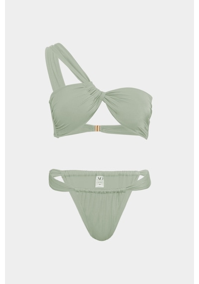 Açelyaokcu Premium Juno Slim Fit Kadın Bikini Altı Su Yeşili