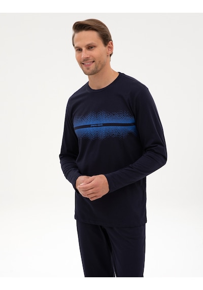 Pierre Cardin Erkek Lacivert Pijama Takım 50322634-200 Lacivert
