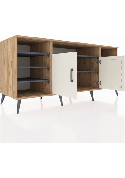 Kronos Konsol 8 Raflı 2 Kapaklı 176x59x83 Çam-aytaşı/antrasit Aytaşı/antrasit Kronos Konsol 8 Raflı 2 Kapaklı 176x59x83 Çam-aytaşı/antrasit Aytaşı/antrasit