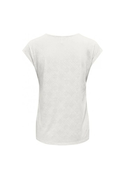 Only Onlfree Lıfe Struc. S/s Modaltop Jrs Kadın T-shirt 15319446 Beyaz