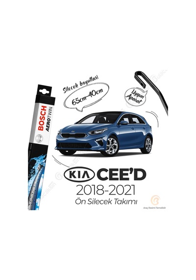 Kia Ceed Muz Silecek Takımı 2018-2021 Bosch Aerotwin N11.3208