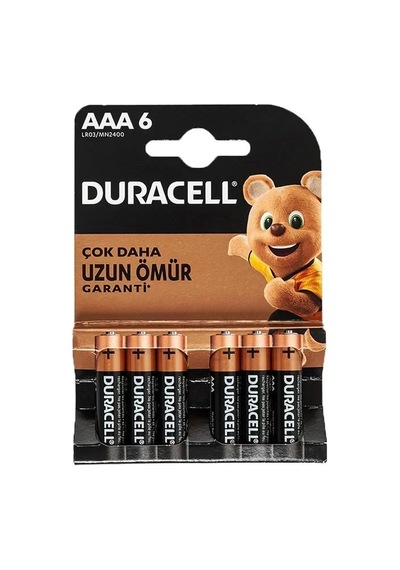 Hubrendy Sh Duracell Basic İnce Aaa Kalem Pil 6'lı